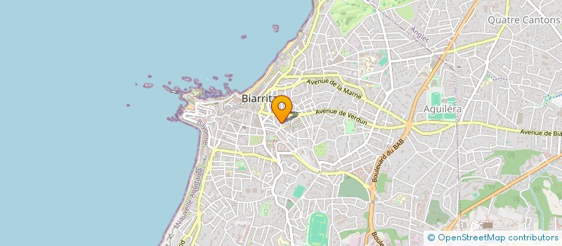 localisation de l'entreprise SOCIETE CIVILE DE MOYENS LES MOUETTES à BIARRITZ