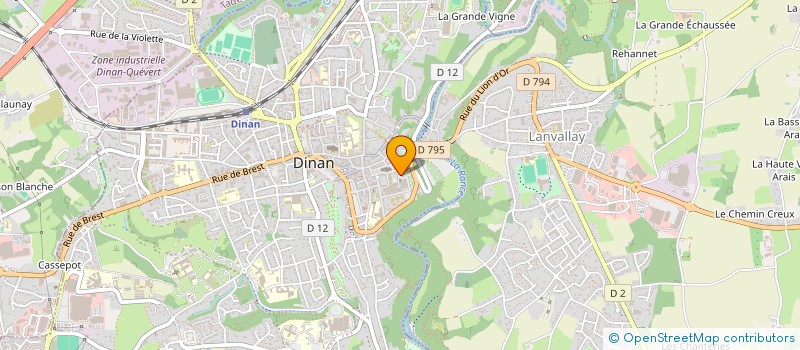 localisation de l'entreprise SOCIETE CIVILE DE MOYENS LES REMPARTS  DINAN