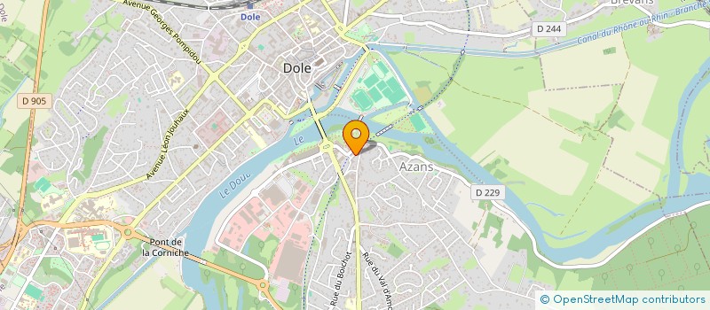 localisation de l'entreprise SOCIETE CIVILE DE MOYENS LIGEY-SCHWOB à DOLE