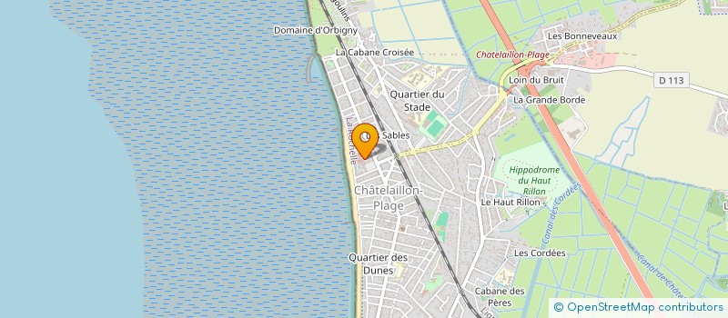 localisation de l'entreprise SOCIETE CIVILE DE MOYENS M.S.J. KINES à CHATELAILLON-PLAGE