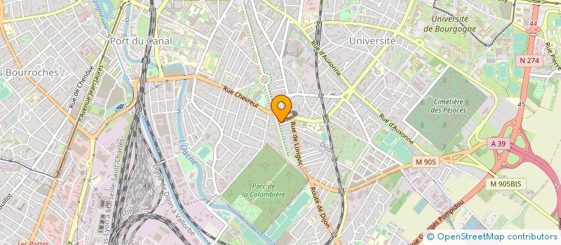 localisation de l'entreprise SOCIETE CIVILE DE MOYENS  MARNAT-BRULE  à DIJON