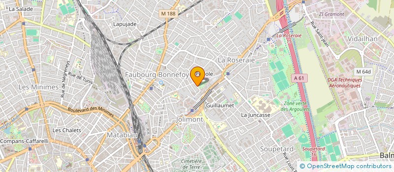 localisation de l'entreprise SOCIETE CIVILE DE MOYENS MED-PARAMED MONSERBY-PERIOLE à TOULOUSE