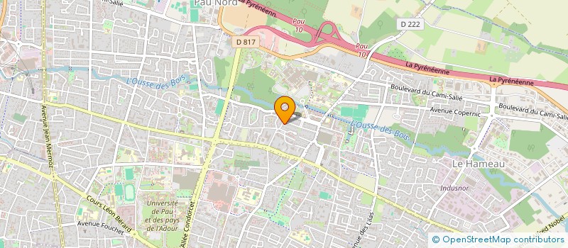 localisation de l'entreprise SOCIETE CIVILE DE MOYENS MEDIC ASSUR PRO à PAU