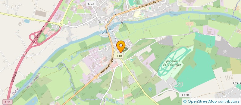 localisation de l'entreprise SOCIETE CIVILE DE MOYENS MEDICALE CGLR  DURTAL