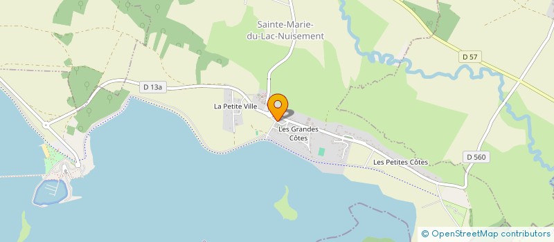 localisation de l'entreprise SOCIETE CIVILE DE MOYENS MEDICALE DE NUISEMENT  SAINTE-MARIE-DU-LAC-NUISEMENT