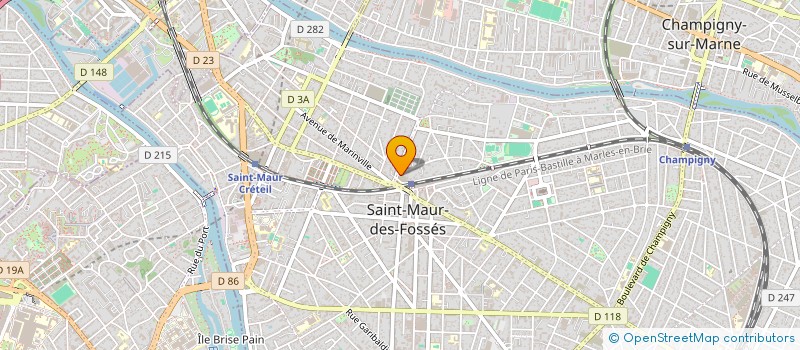 localisation de l'entreprise SOCIETE CIVILE DE MOYENS MG DES ARTS à SAINT-MAUR-DES-FOSSES