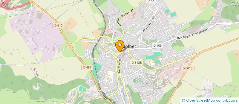 localisation de l'entreprise SOCIETE CIVILE DE MOYENS NADAL CRAMMER KINESITHERAPEUTHES  BOLBEC