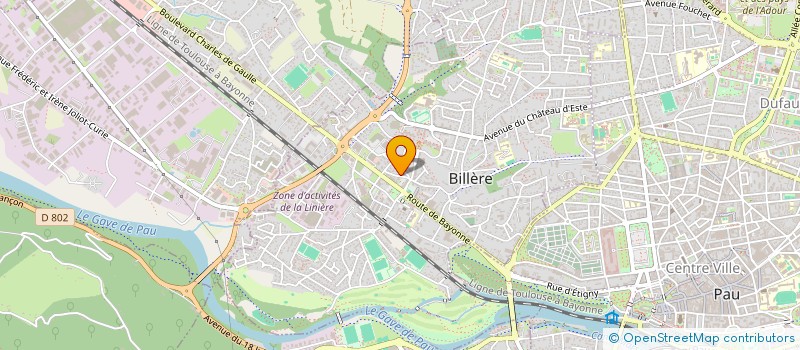 localisation de l'entreprise SOCIETE CIVILE DE MOYENS NADEL à BILLERE