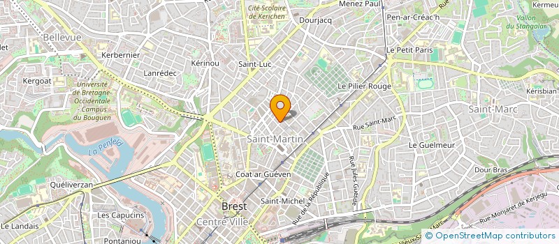 localisation de l'entreprise SOCIETE CIVILE DE MOYENS NICOLE BLOUET - KATHARINA CRONACHER  BREST