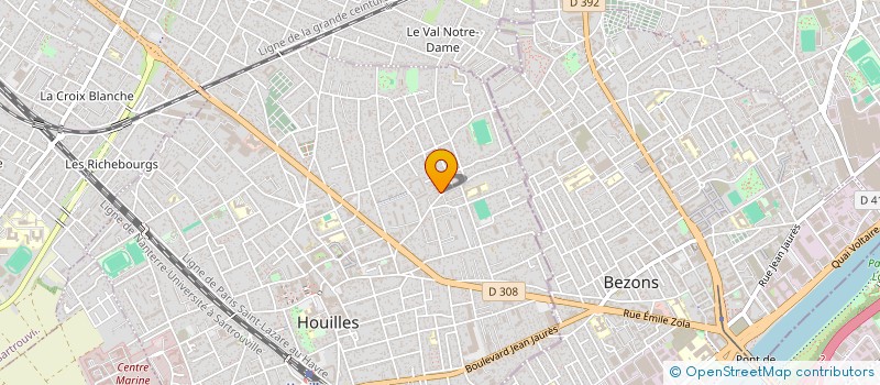 localisation de l'entreprise SOCIETE CIVILE DE MOYENS NIFITY  HOUILLES