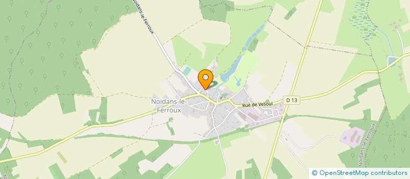 localisation de l'entreprise SOCIETE CIVILE DE MOYENS O'KINE  NOIDANS-LES-VESOUL