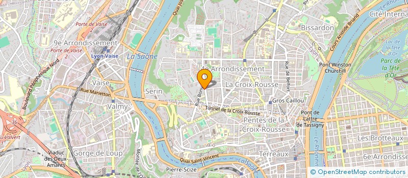 localisation de l'entreprise SOCIETE CIVILE DE MOYENS ODONTO CROIX ROUSSE à LYON