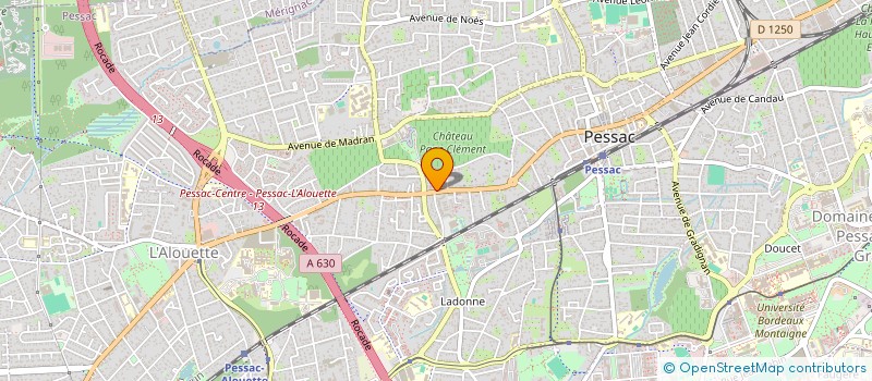 localisation de l'entreprise SOCIETE CIVILE DE MOYENS ODONTOLOGIE PASTEUR à PESSAC