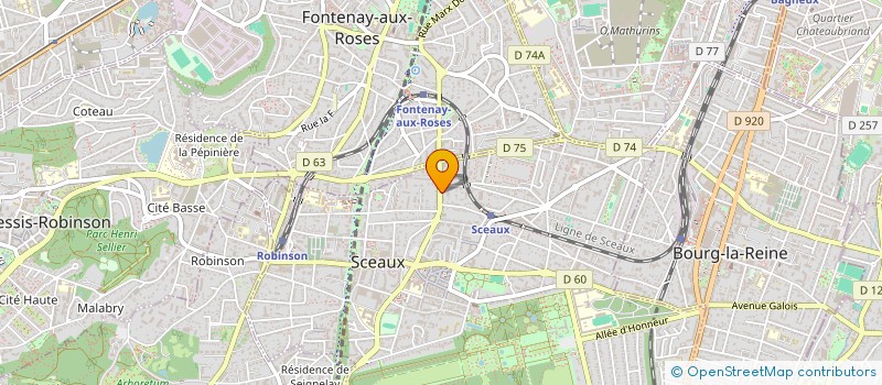localisation de l'entreprise SOCIETE CIVILE DE MOYENS ORTHO-SCEAUX à SCEAUX