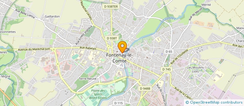 localisation de l'entreprise SOCIETE CIVILE DE MOYENS ORTHODONTIE SUD VENDEE à FONTENAY-LE-COMTE