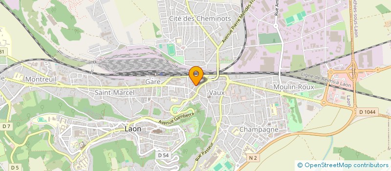 localisation de l'entreprise SOCIETE CIVILE DE MOYENS ORTHOLAON à LAON