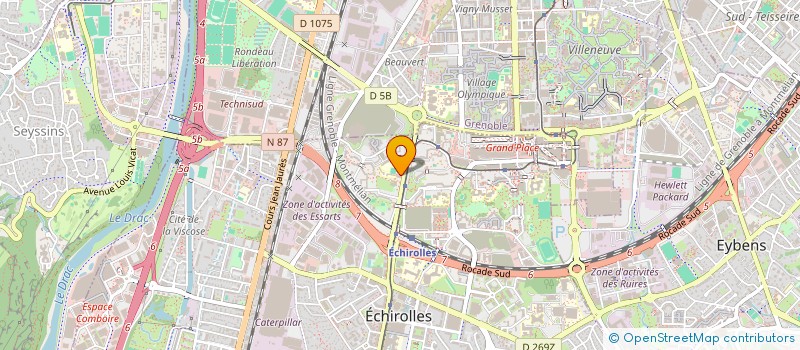 localisation de l'entreprise SOCIETE CIVILE DE MOYENS ORTHOPHONISTES LES ESSARTS-LA BUTTE  ECHIROLLES