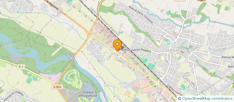 localisation de l'entreprise SOCIETE CIVILE DE MOYENS OSSAU SPORT SANTE  LESCAR