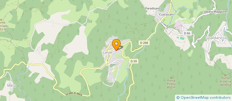 localisation de l'entreprise SOCIETE CIVILE DE MOYENS OU SCM ALTA ROCCA INFIRMIERS à LEVIE