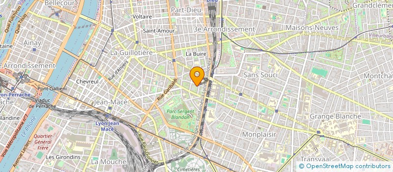 localisation de l'entreprise SOCIETE CIVILE DE MOYENS PARAMEDICALE BRUNARD  LYON