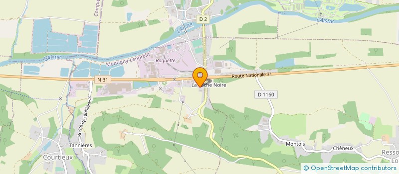 localisation de l'entreprise SOCIETE CIVILE DE MOYENS PHAX  MONTIGNY-LENGRAIN