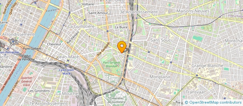 localisation de l'entreprise SOCIETE CIVILE DE MOYENS PIERRE ROBIN  LYON