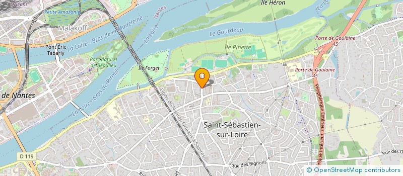 localisation de l'entreprise SOCIETE CIVILE DE MOYENS POSEIDENT à SAINT-SEBASTIEN-SUR-LOIRE