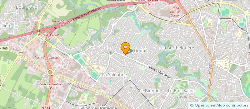 localisation de l'entreprise SOCIETE CIVILE DE MOYENS POUDROUX-DANIAU à ORVAULT