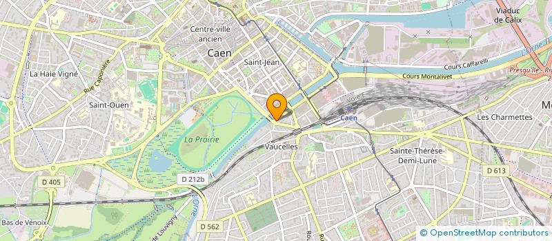 localisation de l'entreprise SOCIETE CIVILE DE MOYENS QUAI DE L'ORNE à CAEN