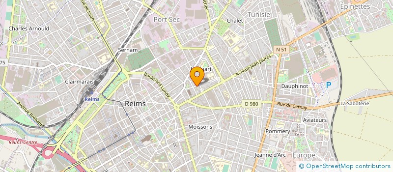 localisation de l'entreprise SOCIETE CIVILE DE MOYENS RAYMOND GUYOT - CABINET PARAMEDICALE SAINT ANDRE  REIMS