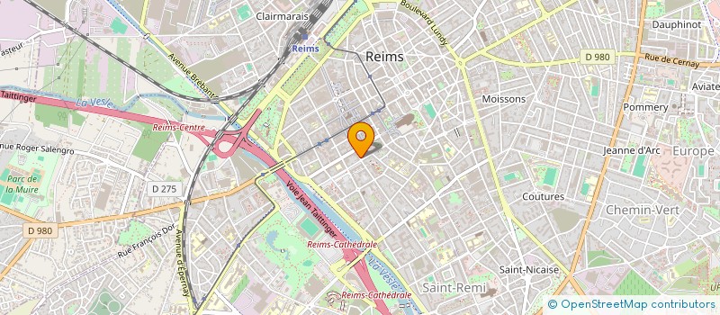 localisation de l'entreprise SOCIETE CIVILE DE MOYENS REIMS-CATHEDRALE à REIMS