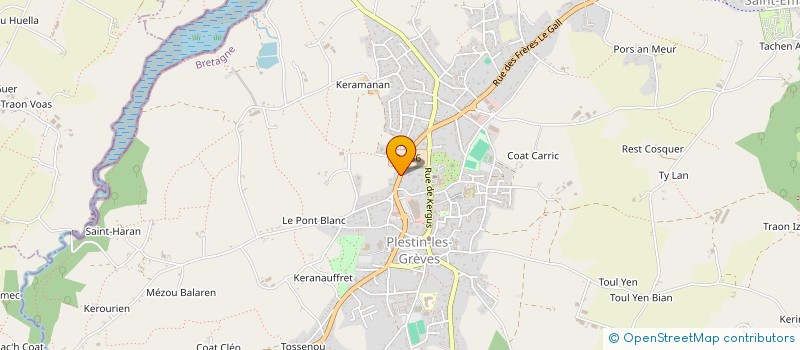 localisation de l'entreprise SOCIETE CIVILE DE MOYENS REMEUR HERLEDAN CADRAN DEMOUSTIER à PLESTIN-LES-GREVES