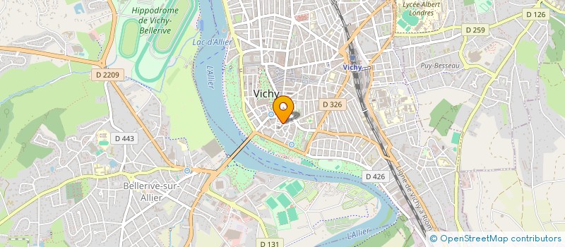 localisation de l'entreprise SOCIETE CIVILE DE MOYENS SAINT BLAISE  VICHY