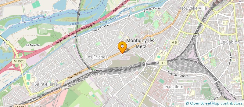 localisation de l'entreprise SOCIETE CIVILE DE MOYENS SAINT VICTOR à MONTIGNY-LES-METZ