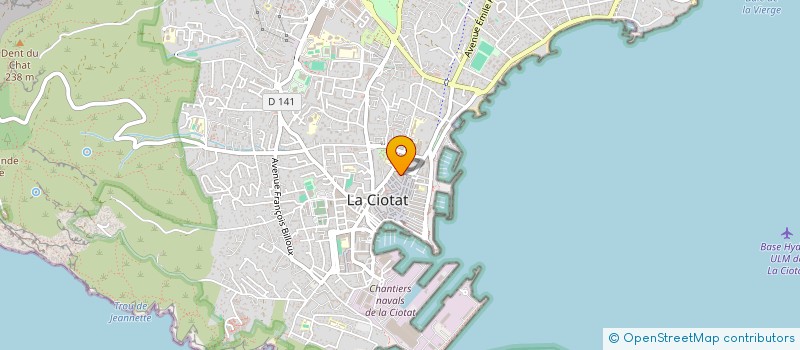 localisation de l'entreprise SOCIETE CIVILE DE MOYENS SALENDRES WATTINNE à LA CIOTAT