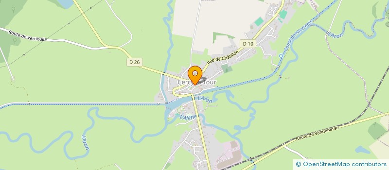 localisation de l'entreprise SOCIETE CIVILE DE MOYENS SELARL PITTILLONI LAMARQUE  CERCY-LA-TOUR