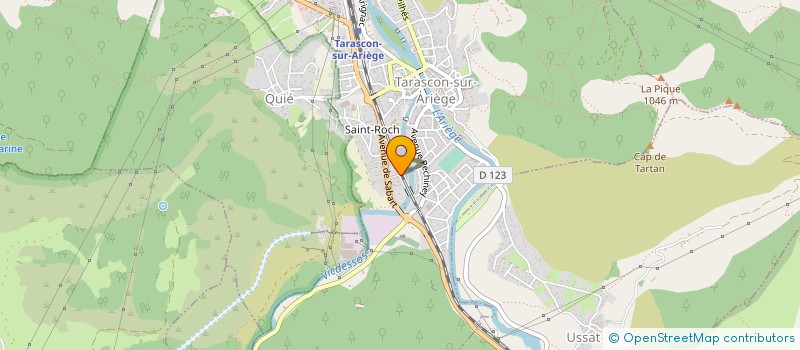 localisation de l'entreprise SOCIETE CIVILE DE MOYENS SELURL BAYSSELIER-GERALDINE CHAPUIS-VALERIE BOUFFARD-STEPHANE BILLY-MASSEURS KINESITHERAPEUTES à TARASCON-SUR-ARIEGE