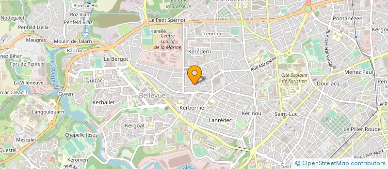 localisation de l'entreprise SOCIETE CIVILE DE MOYENS SENAC L'HER à BREST