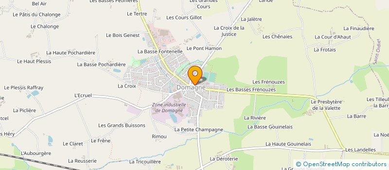 localisation de l'entreprise SOCIETE CIVILE DE MOYENS SIBON - DESHOMMES à DOMAGNE