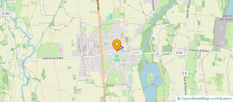 localisation de l'entreprise SOCIETE CIVILE DE MOYENS SPALETTA-NIERES  BAZET