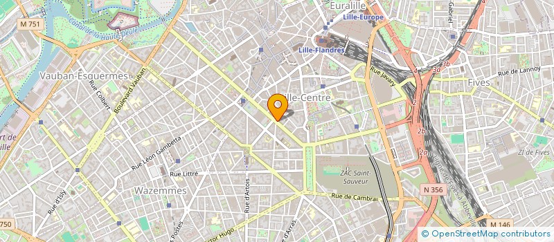localisation de l'entreprise SOCIETE CIVILE DE MOYENS TRIBUNES à LILLE