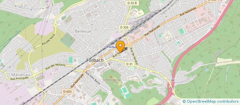 localisation de l'entreprise SOCIETE CIVILE DE MOYENS UROLOGIE FORBACH à FORBACH