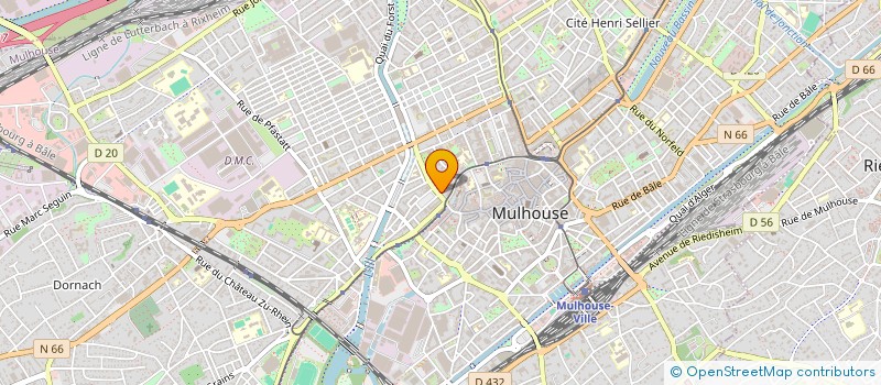 localisation de l'entreprise SOCIETE CIVILE DE MOYENS VAZ CARRAPICA & GOETZ  MULHOUSE