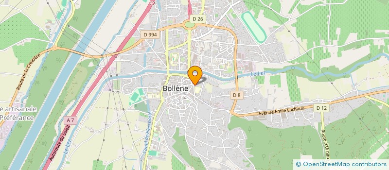 localisation de l'entreprise SOCIETE CIVILE DE MOYENS VICTOR HUGO 21 à BOLLENE