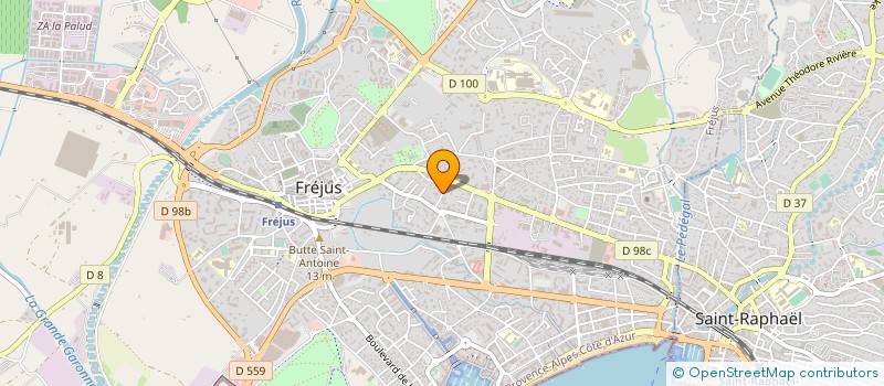 localisation de l'entreprise SOCIETE CIVILE DE MOYENS VIGNI - PIERRU à FREJUS