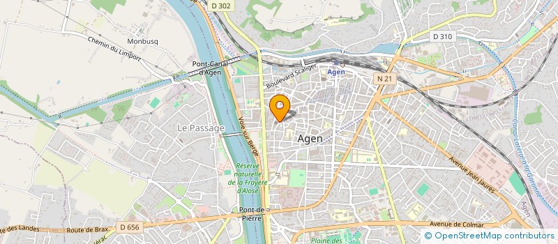 localisation de l'entreprise SOCIETE CIVILE DE PARTICIPATION à AGEN