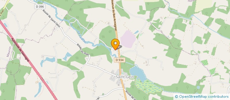 localisation de l'entreprise SOCIETE CIVILE DE PARTICIPATION A2B  SAINT-GEIN