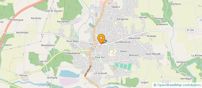 localisation de l'entreprise SOCIETE CIVILE DE PARTICIPATION DE QUINIPILY  BAUD