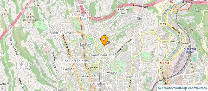 localisation de l'entreprise SOCIETE CIVILE DE PARTICIPATION FINANCIERE EVELYNE BECCARIA à NICE