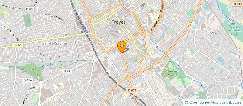 localisation de l'entreprise SOCIETE CIVILE DE PARTICIPATION FONCIERE à TROYES